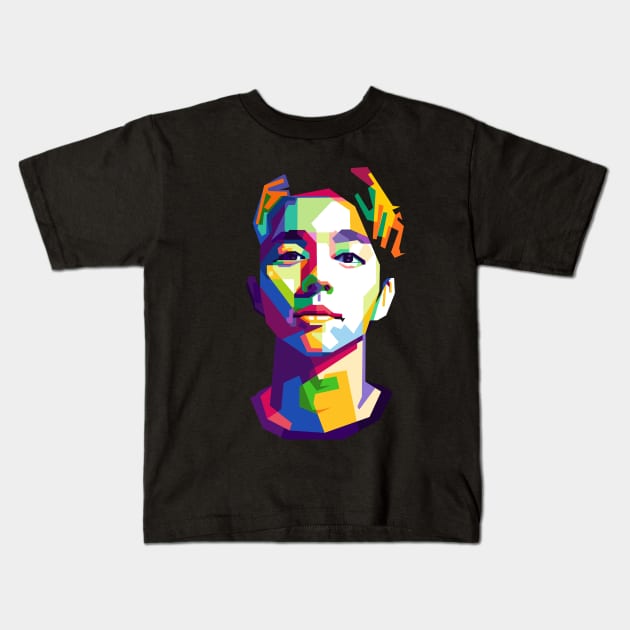 Gong Yoo Kids T-Shirt by erikhermawann22